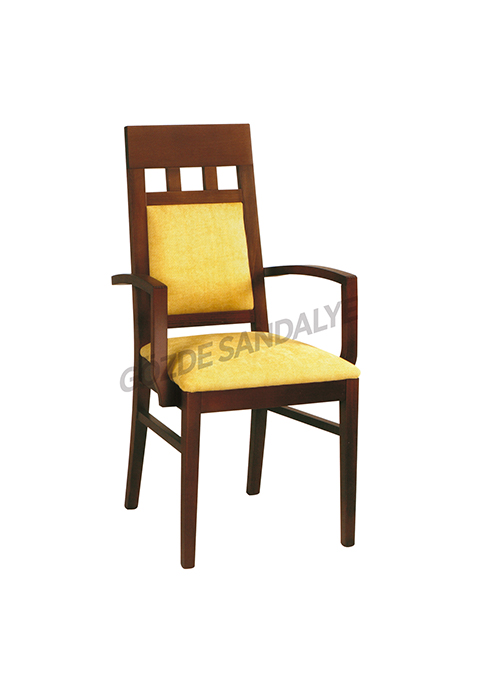 Ahşap Kollu Sandalye